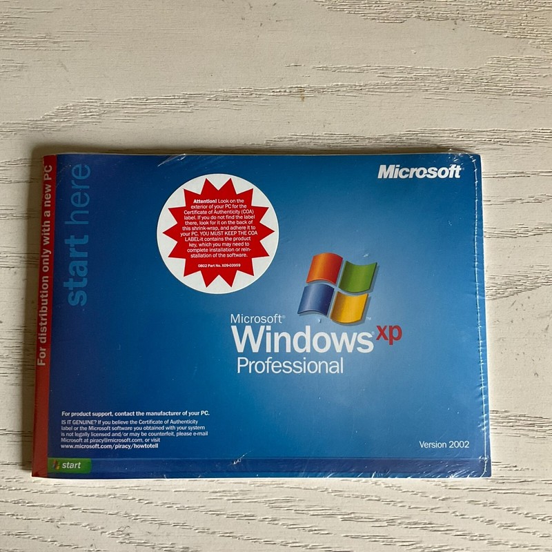 Microsoft Windows XP Professional – Complete Operating System (MS Win Pro) 2002