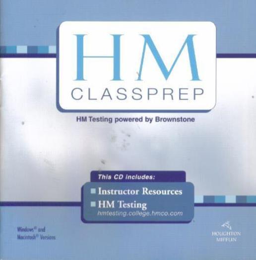 HM ClassPrep: Marketing 2006 PC CD classroom management exercises problems etc!