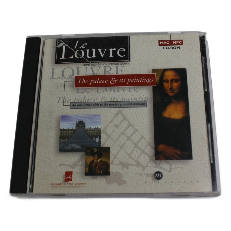 Le Louvre The Palace & Its Paintings MAC MPC CD-ROM Educational Software BMG