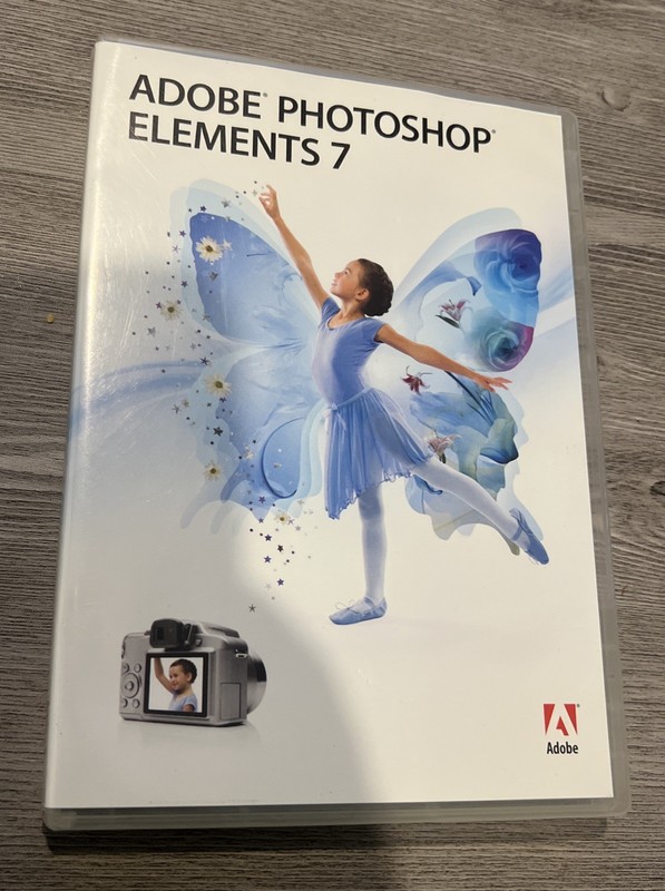 Adobe Photoshop Elements 7 includes Serial Number – FREE SHIP!