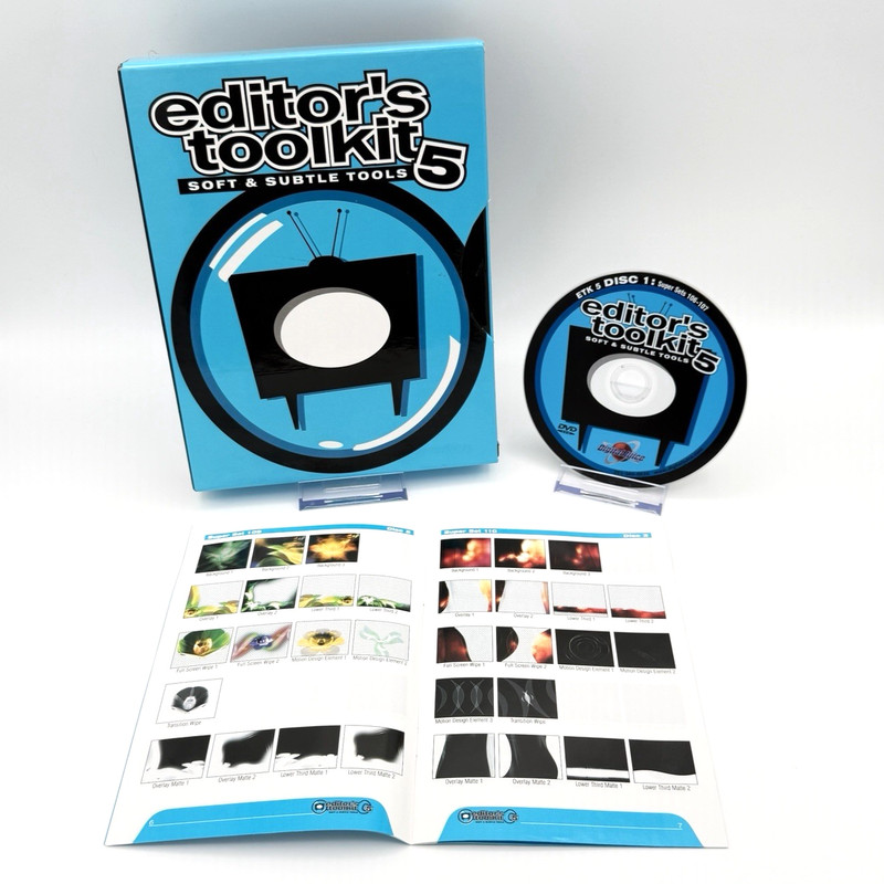 Digital Juice Editor’s Toolkit Volume 5 ~ Soft & Subtle Tools ~ (10 DVD Set)