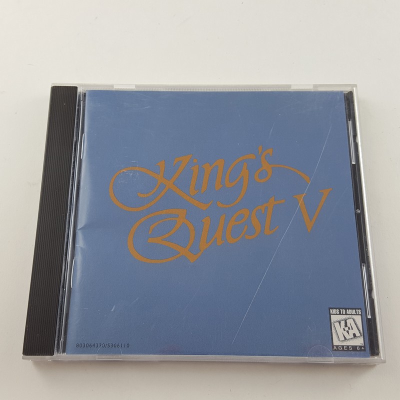 Vintage King’s Quest 5 V PC CD-ROM Computer Game Sierra Originals 1995 FREE SHIP