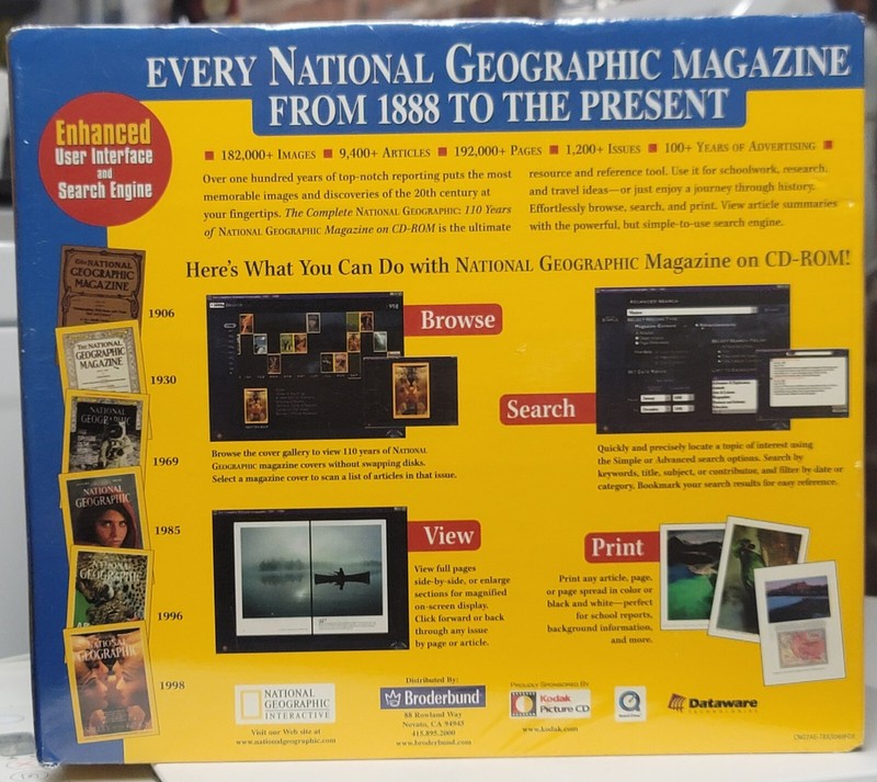NEW!! National Geographic Magazine 110 Years 31 CD-ROM Every Magazine since 1888 gallery