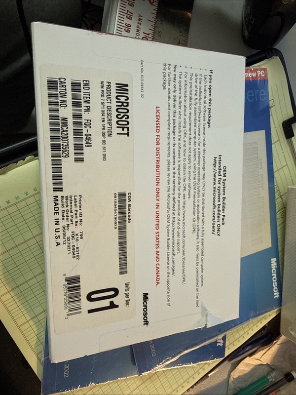 Microsoft Windows 7 Professional SP1 (License + Media) (1 User) - Full... gallery