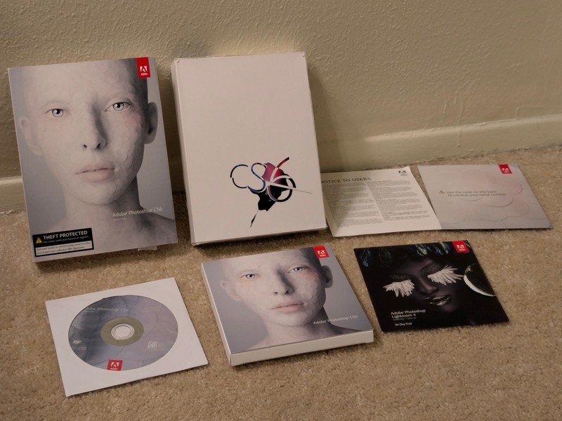 Adobe Photoshop CS6 for Windows – Disc and Serial Number