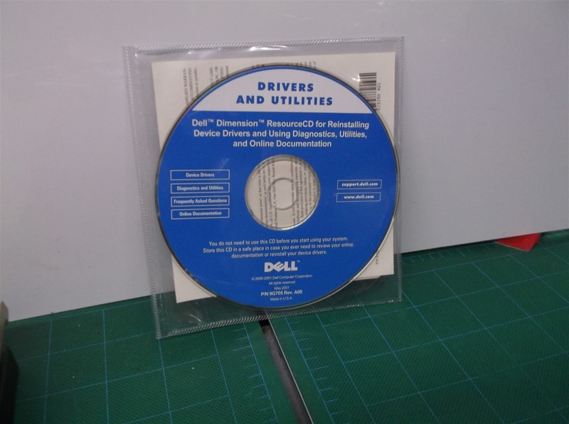 Dell Dimension Resource CD Reinstallation 2002 Drivers Diagnostics 9G705 gallery