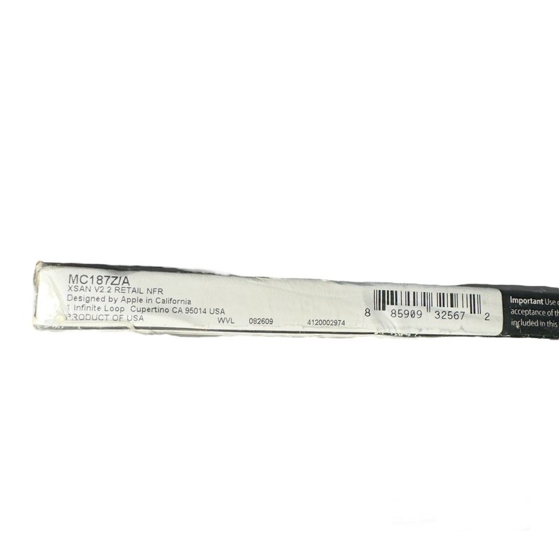 Apple Xsan 2 Retail MC87Z/A Software MultiSAN Share Files Fiber Speed OS X /READ gallery