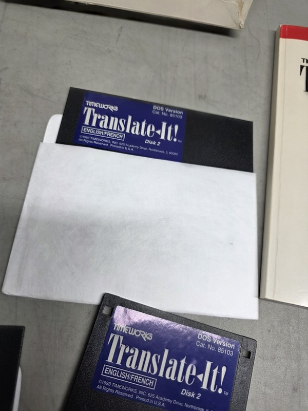 🔥 French Translation Software for IBM PC 3.5 & Floppy Translate to English Used gallery