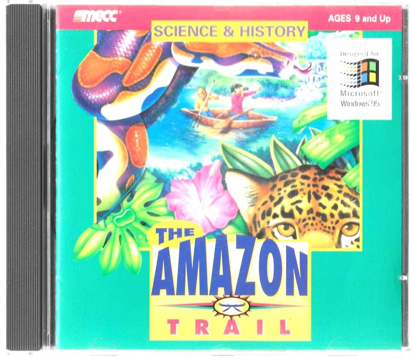 MECC The Amazon Trail Science & History CD Windows 95 Macintosh