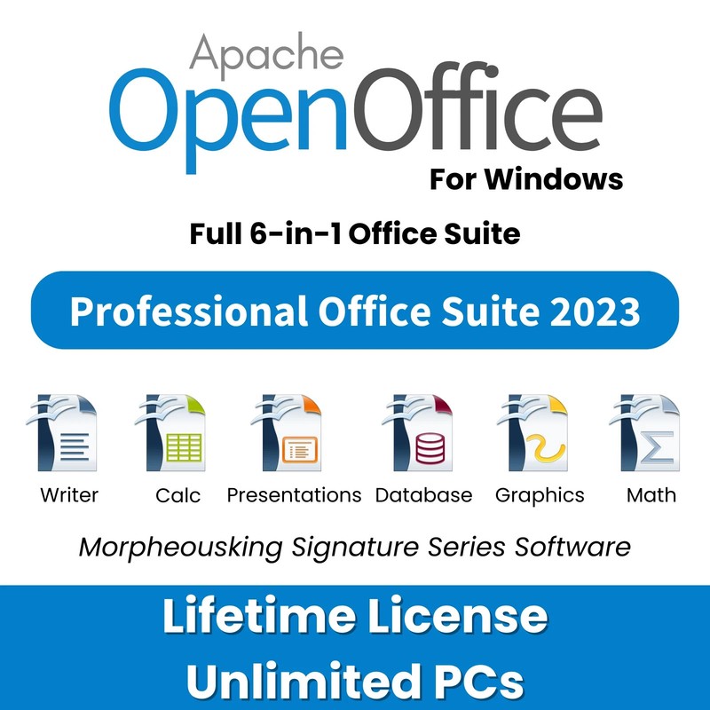 Open Office Software Suite for Windows – For Home Student Professional | CD-ROM