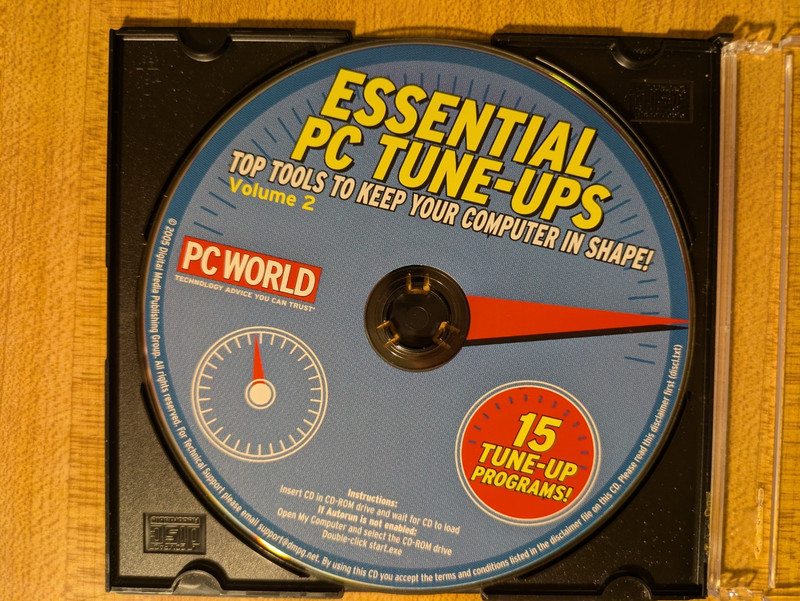 PC World Essential PC Tune-Ups Computer Software CD-Rom Media gallery