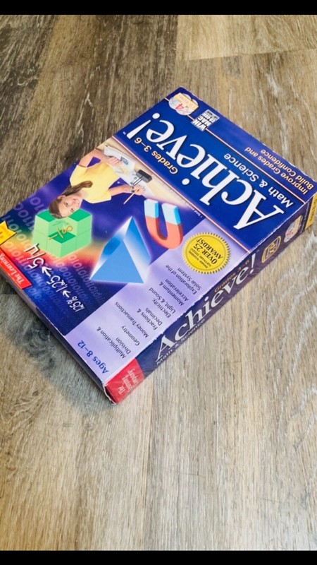 Achieve! Math & Science Ages 8-12 Grades 3-6 The Learning Company WIN MAC CD NIB gallery