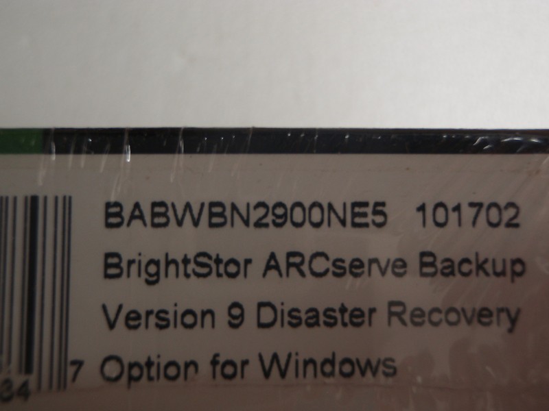 PC BACKUP SOFTWARE DATA RECOVERY ARCSERVE V9 WINDOWS DISASTER CA BRIGHTSTOR gallery