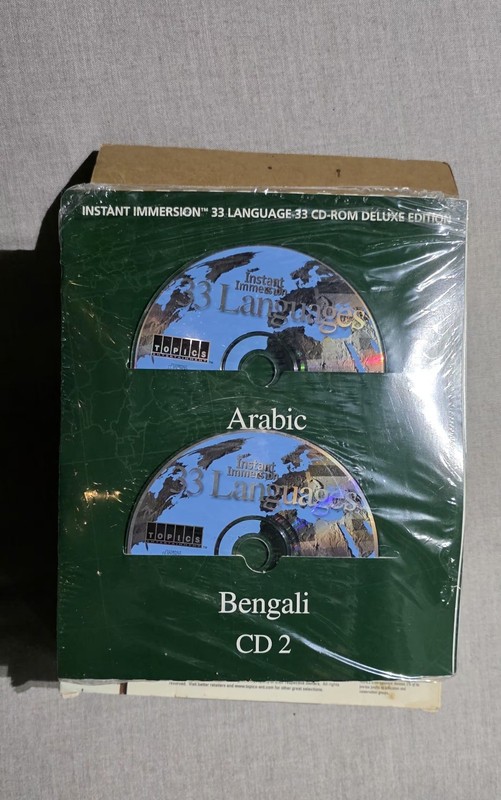 Instant Immersion 33 Languages Deluxe Edition 33 CD-ROM Set New Sealed Topics gallery