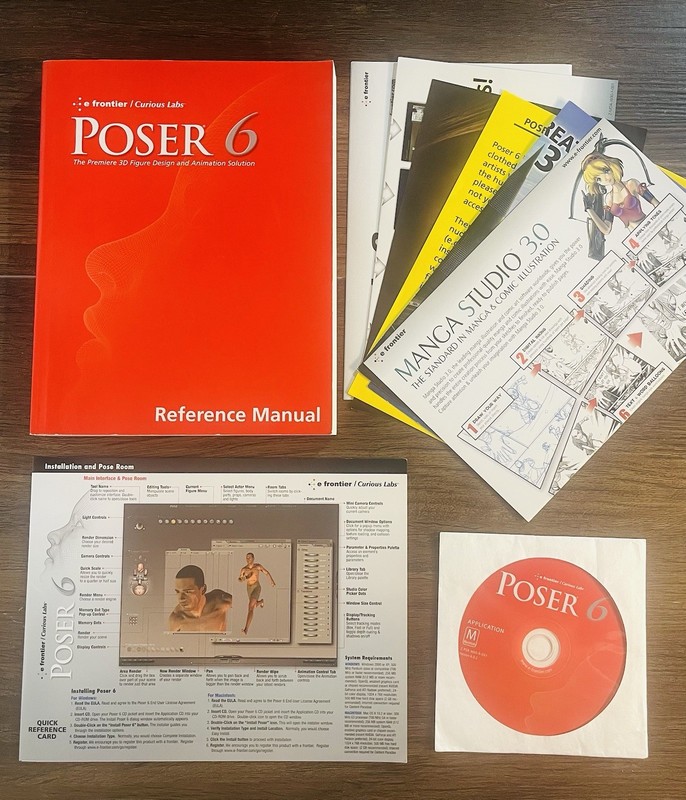 Curious Labs Poser 6 3D Figure Design Animation Software for Mac. gallery