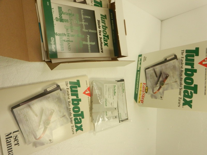 TurboTax 1992 Personal/1040 3.5 and 5-1/4 floppy disks VER 10.0 gallery