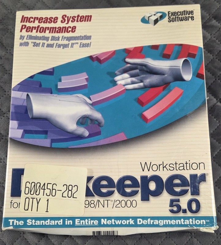 Diskeeper 5.0 Workstation (Single License Pack) New & Factory Sealed