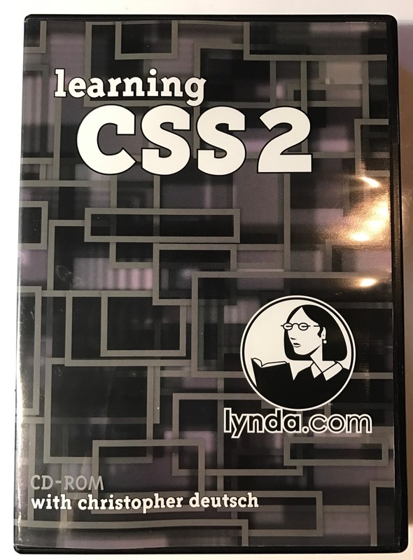 Learning CSS 2 Lynda.com Christopher Deutsch CD-Rom *Very Good* *Free Shipping*