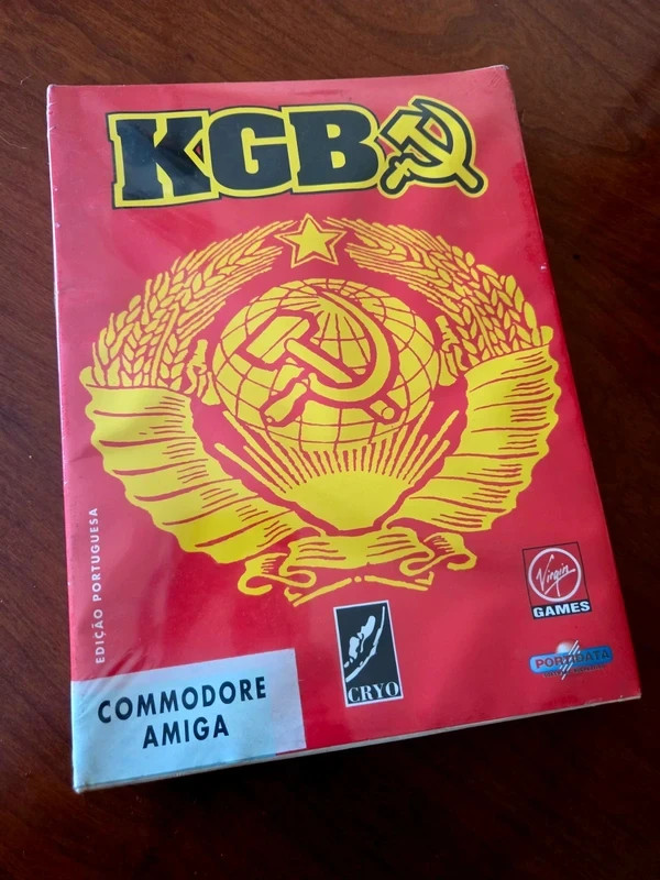 KGB Amiga Big Box sealed game computer vintage portuguese vintage