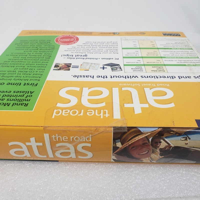 Rand McNally Road Atlas Road Travel Software 2002 CD ROM Windows Sealed Box gallery