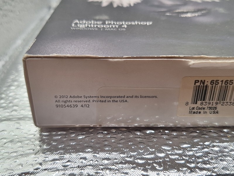 Adobe Photoshop Lightroom 4 Physical Retail Box CD Sealed North America gallery