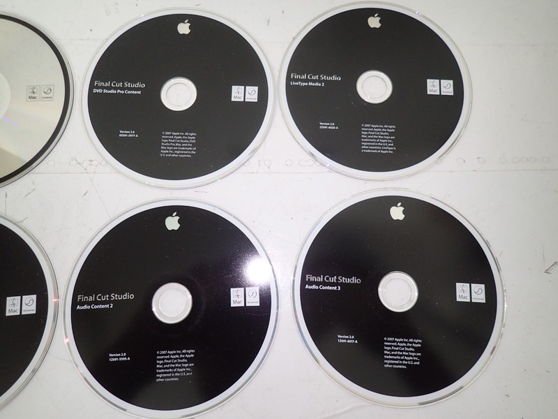 2007 Apple Final Cut Studio Set of 6 Discs Media Academic Version gallery