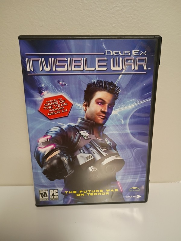Deus Ex Invisible War PC CD-Rom 2003 Game of the Year Mature +17