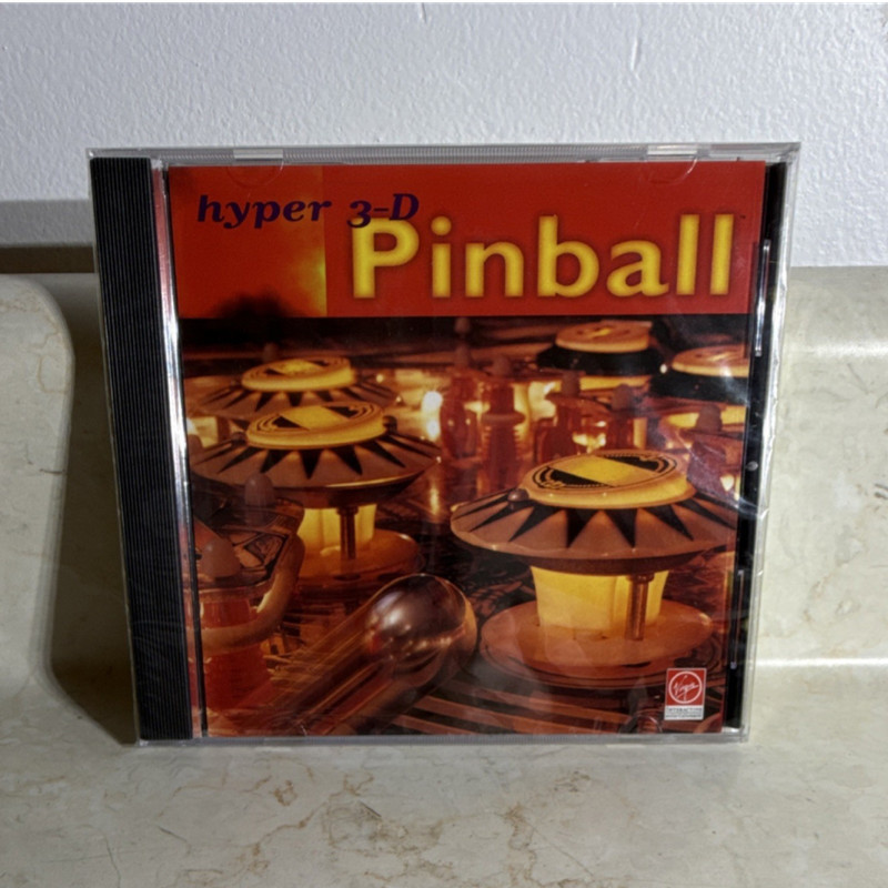 Virgin Interactive hyper 3-D Pinball Sealed CD Arts & Culture PC Game