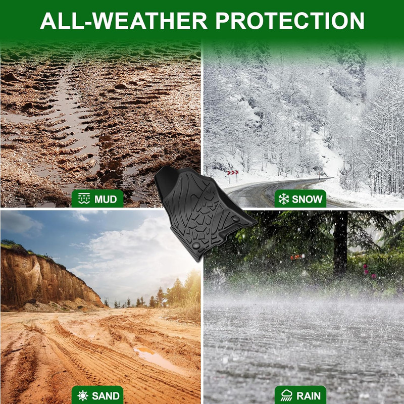 TPE All-Weather Floor Mats 2019-2024 Dodge Ram 1500 Crew Cab Under-Seat Store gallery