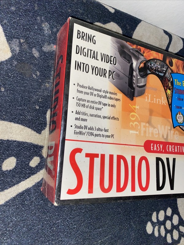 Pinnacle Studio DV Pro Editing Software Windows 98 2000 Factory SEALED BOX C3 gallery