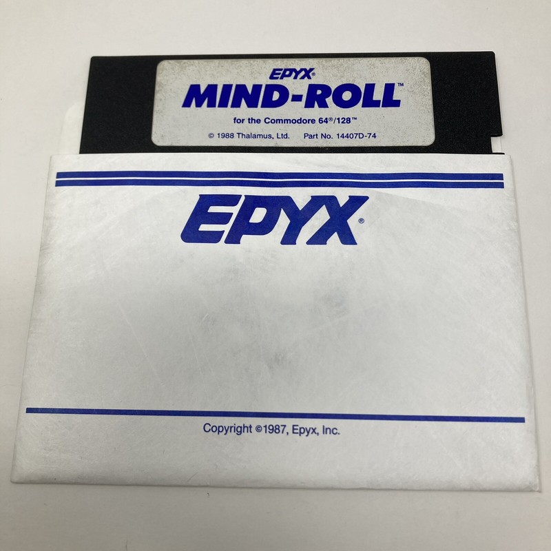 Commodore 64: MIND-ROLL Original Disk by EPYX – C64