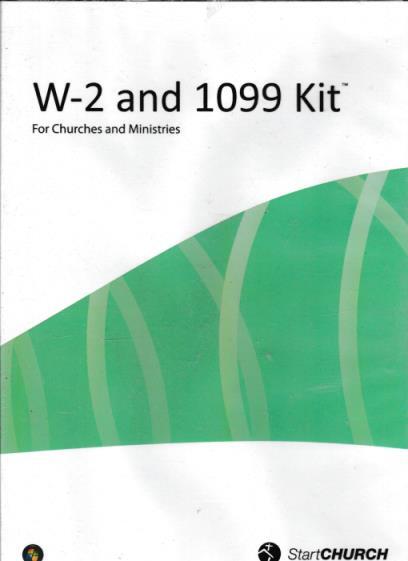 W-2 & 1099 Package for Religious Organizations and Ministries PC CD reporting +
