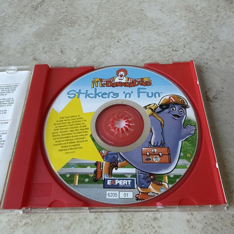 McDonaldLand Stickers 'n' Fun (PC, 1997) gallery