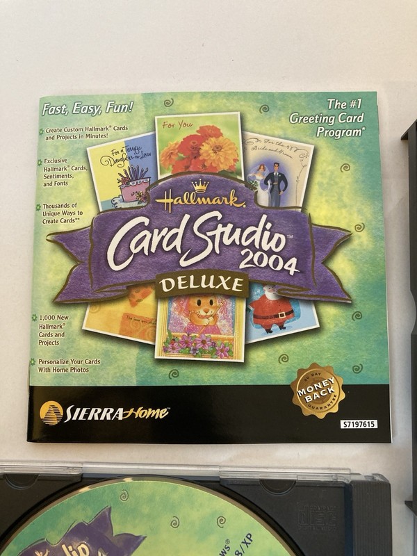 Card Studio 2004 Deluxe PC-CD ROM 3 Disc Set See Description gallery