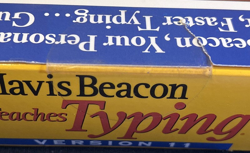 Mavis Beacon Teaches Typing Version 11 Broderbund Software Windows 95/98 Big Box gallery