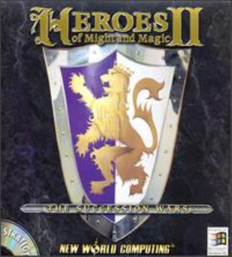 Heroes of Might & Magic II 2 The Succession Wars PC CD war role-playing RPG game