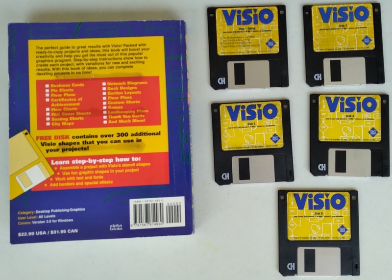 Visio 3.0 Publishing/Graphics for OS/2 2.x & higher with WinOS2, Win3.x/95/98/NT gallery