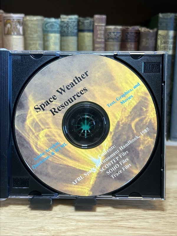 Vintage CD Space Weather Resources AFRL Space Env’t Handbook 1985 gallery