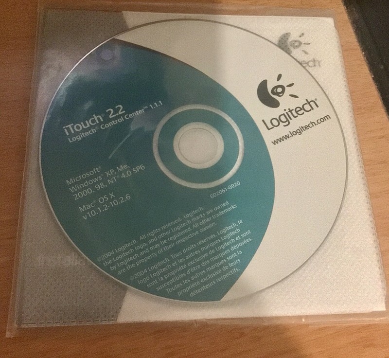 Logitech iTouch 2.2 Control Center2004 Windows Mac Disk — Tested gallery