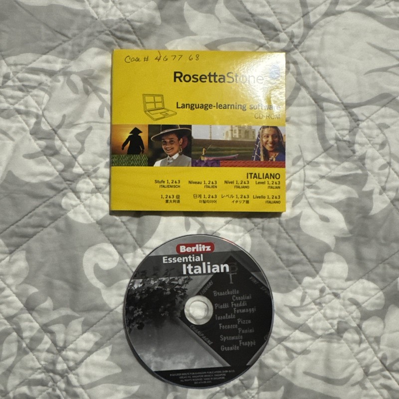 rosetta stone italian 1 2 3