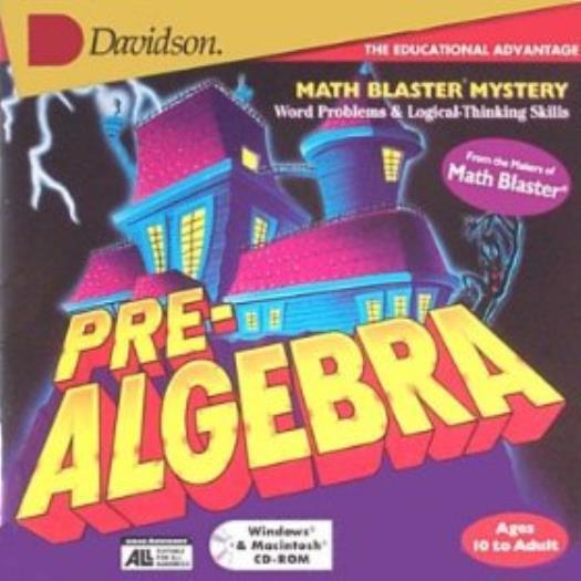 Math Blaster Mystery: Great Brain Robbery PC MAC CD learn word problems kid game