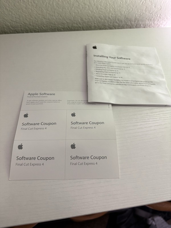 Apple Final Cut Express 4 HD Video Editing Software CIB gallery