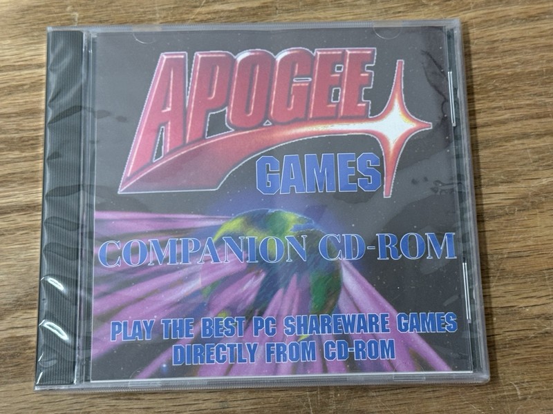 Apogee Games Companion CD Rom Shareware 1994 Limelight Media NEW