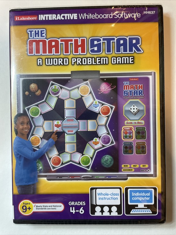 Lakeshore Interactive The Math Star – Grades 4-6 Teaching CD-ROM