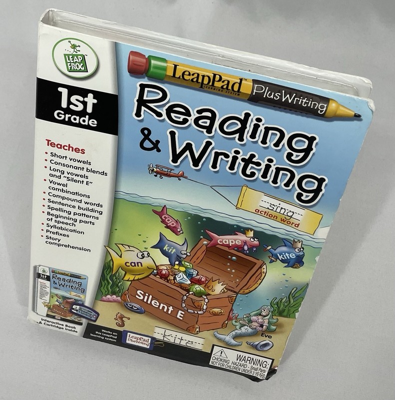 LeapFrog LeapPad, READING & WRITING, BOOK AND CARTRIDGE! BRAND NEW SEALED! gallery