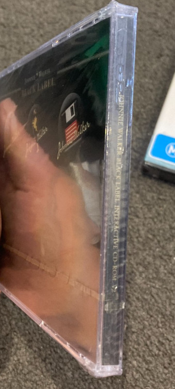 Johnny Walker : Black Label NEW/sealed promotional CD-ROM (for Windows 95 / 98) gallery