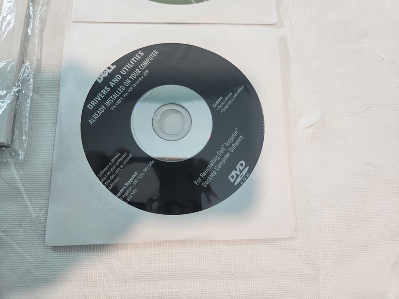 Dell Inspiron Windows 7 Setup Guide 2 DVD Reinstall Driver Utilities Sealed gallery