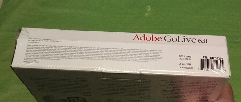 Adobe GoLive 6.0 (Retail) Upgrade for Mac 13200296 Sealed gallery