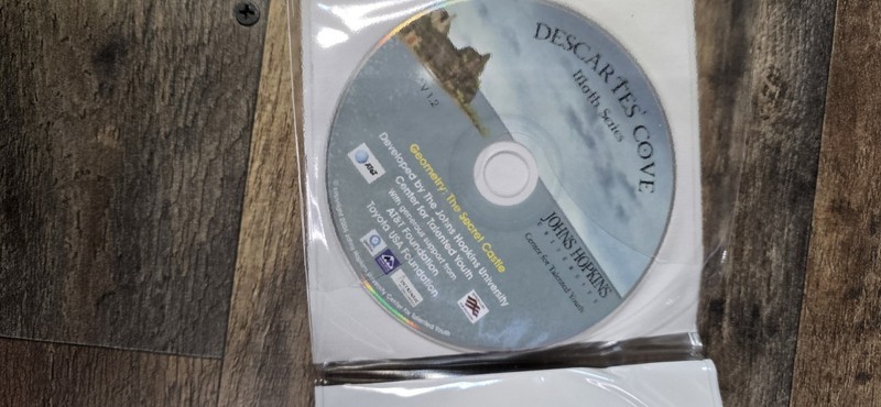 Descartes Cove Math Series Johns Hopkins Center for Talented Youth 6 CD w Guide gallery