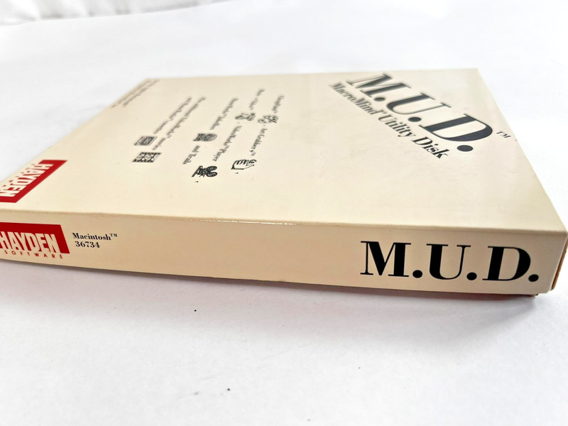 Vintage M.U.D. MacroMind Utility Disk Apple Macintosh Hayden Software 3.5 Floppy